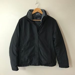Lands End Squall Winter Jacket Black Large 14-16
